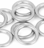 Plug gaskets used in heat exchangers for industrial sealing